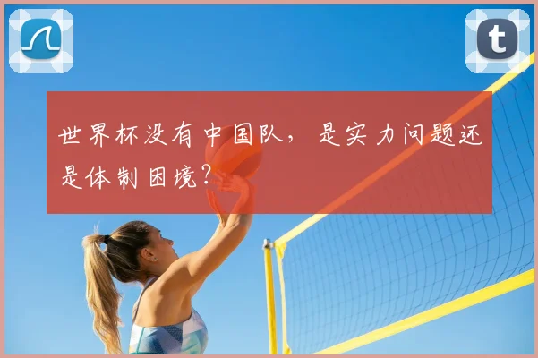 世界杯没有中国队,是实力问题还是体制困境?